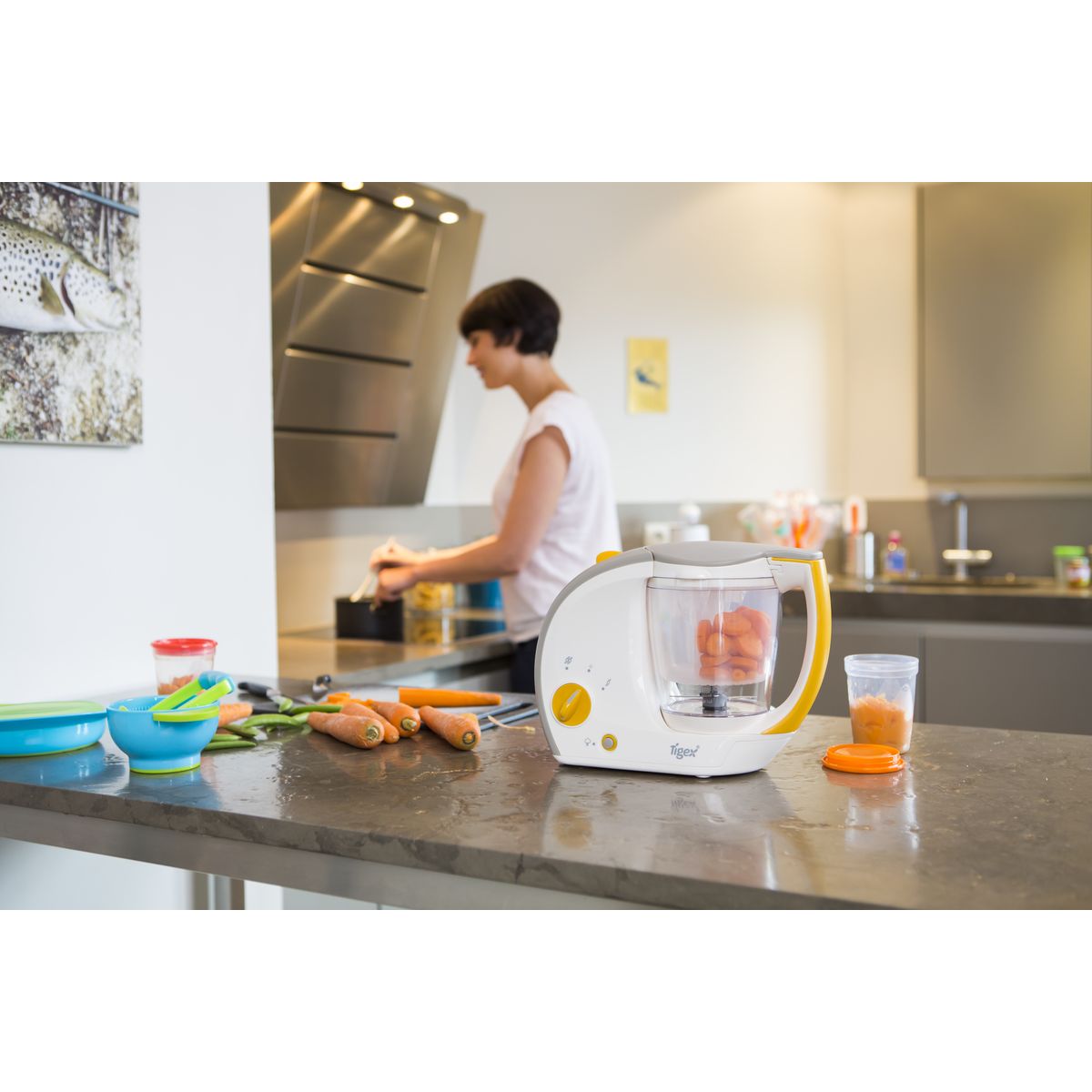 TIGEX Cuiseur vapeur mixeur