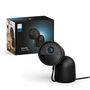 Voir la diapositive 2 : Philips Caméra de surveillance HUE SECURE avec support bureau noire