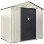 Voir la diapositive 1 : Habitat et Jardin Abri de jardin métal  Nebraska  - 5,29 m2 (4,83 m2 au sol) - Beige
