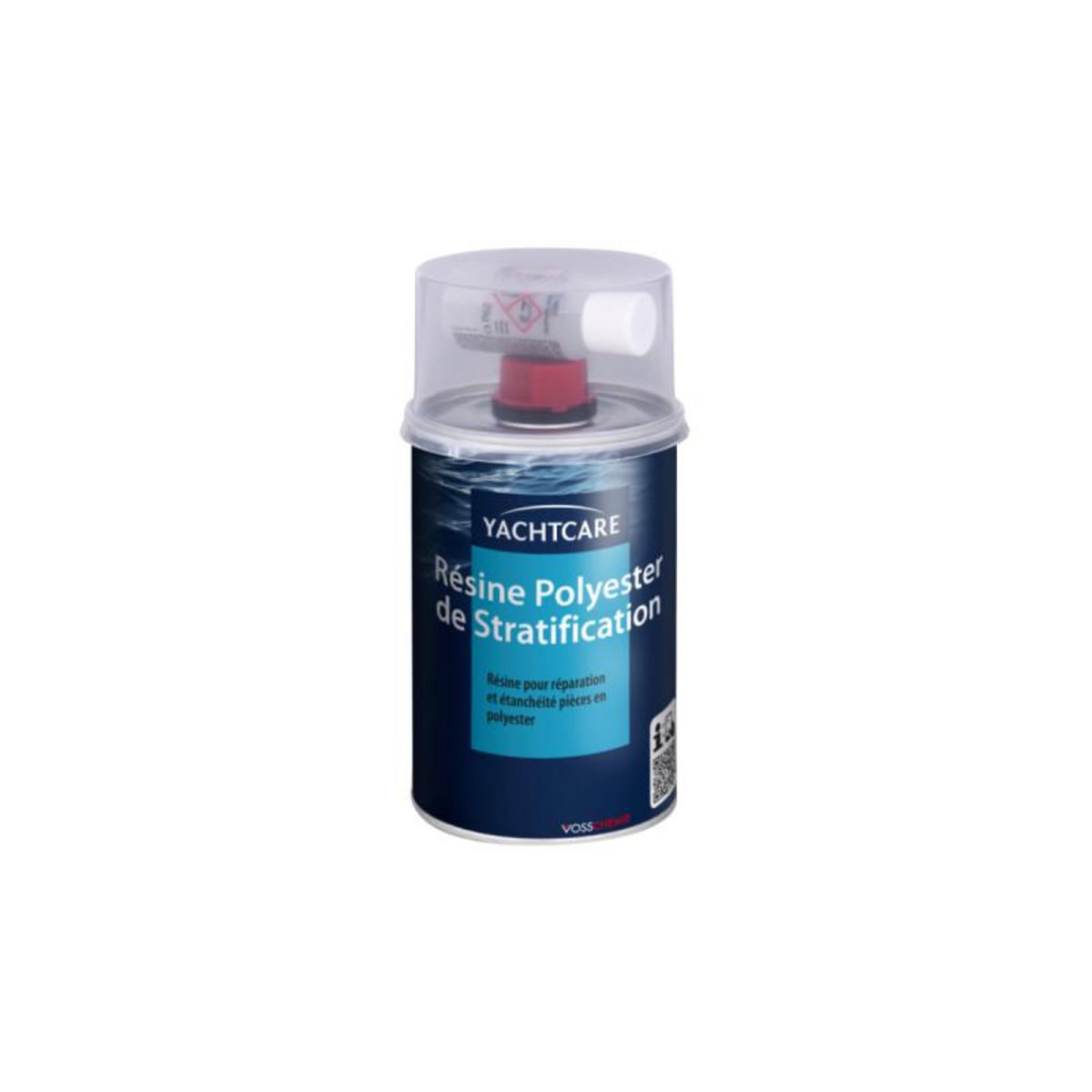 Yachtcare Résine de stratification ortho Yachtcare 1kg avec durcisseur