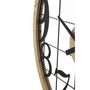 Voir la diapositive 4 : Paris Prix Horloge Murale en Métal  Numbers  60cm Noir