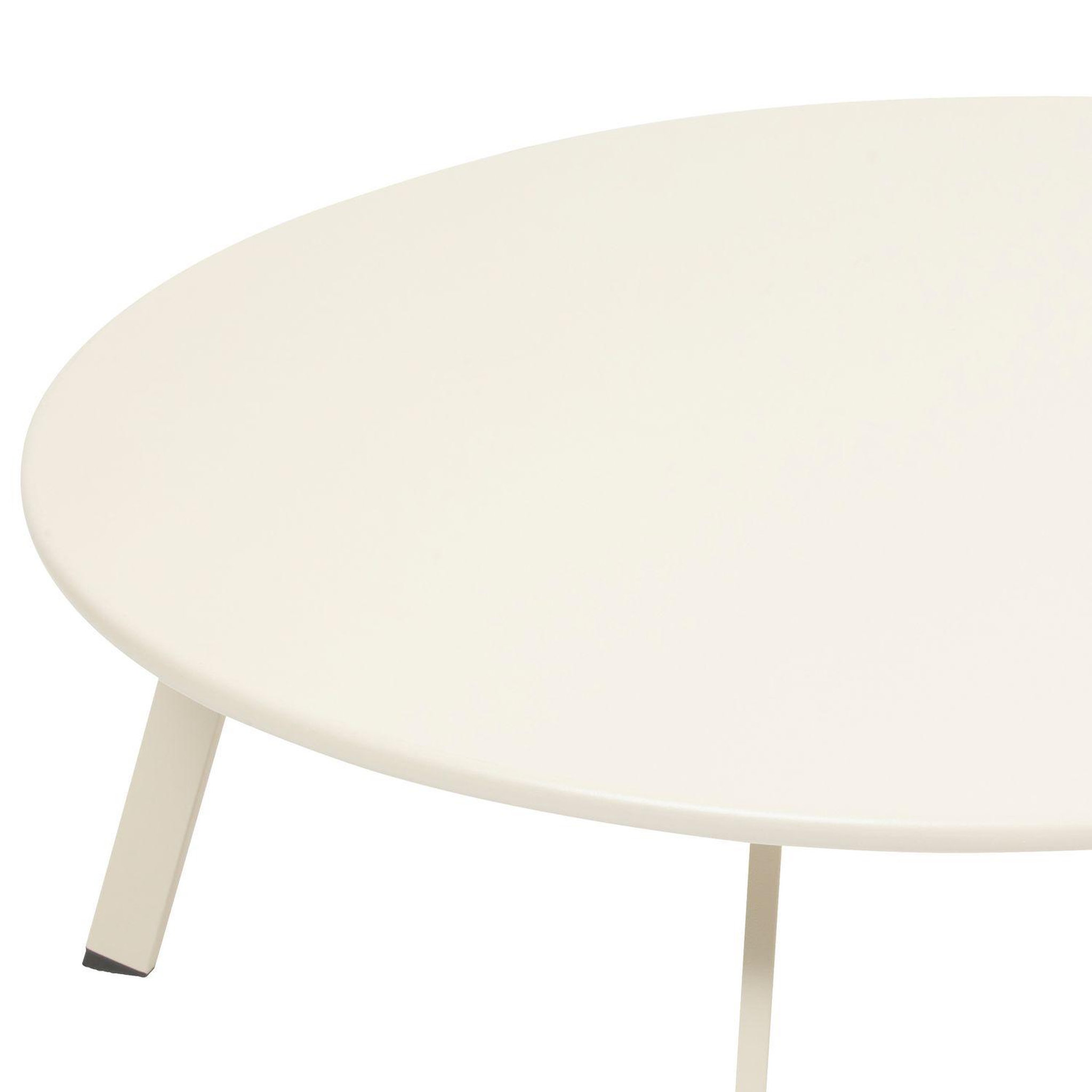 Voir la diapositive 3 : HESPERIDE Table basse de jardin ronde saona