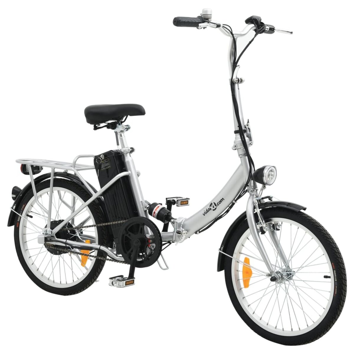 VIDAXL Velo electrique pliable et pile lithium ion Alliage d