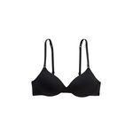 Petit Béguin Soutien-gorge à coques sans armatures noir Veliana. Coloris disponibles : Noir