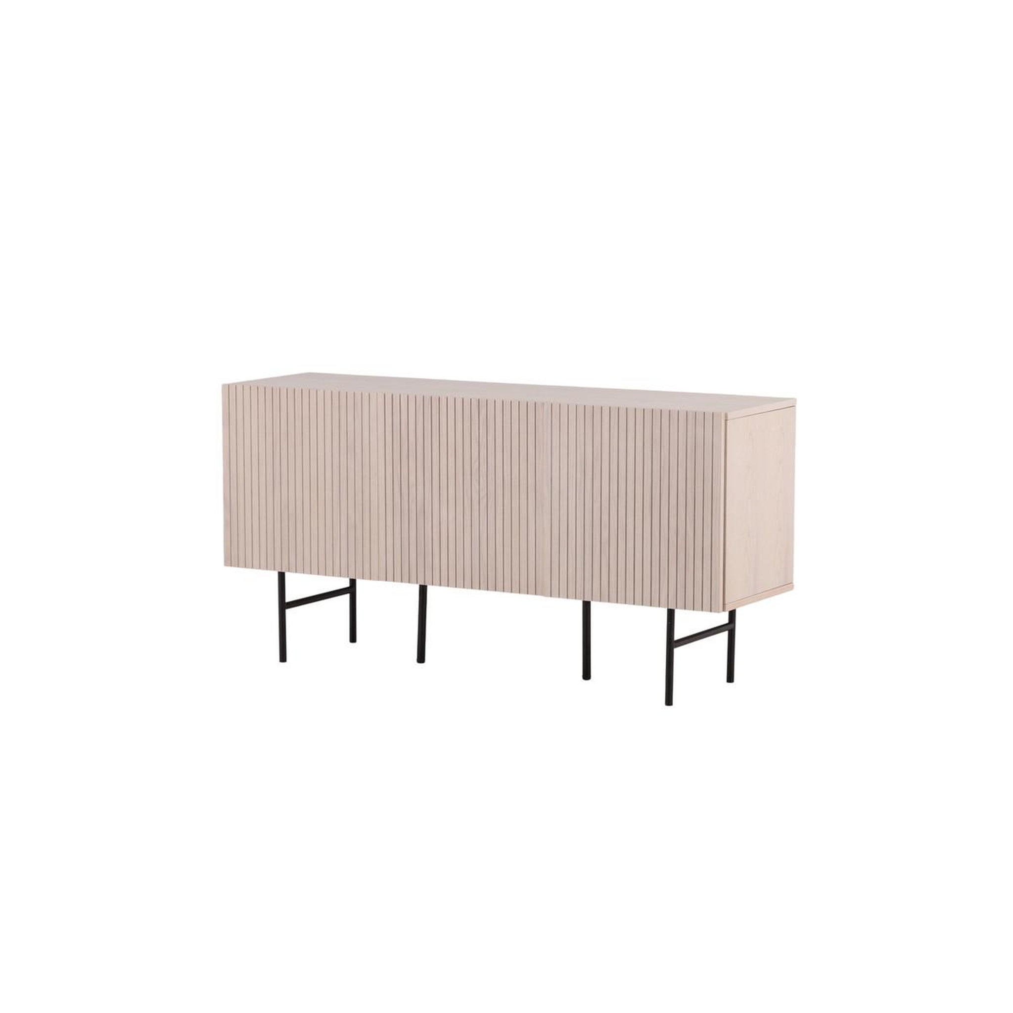 Voir la diapositive 3 : Paris Prix Bahut design nervuré  bjorkon  150cm naturel
