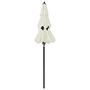 Voir la diapositive 4 : VIDAXL Parasol de jardin a 3 niveaux avec mat en aluminium sable 2 m