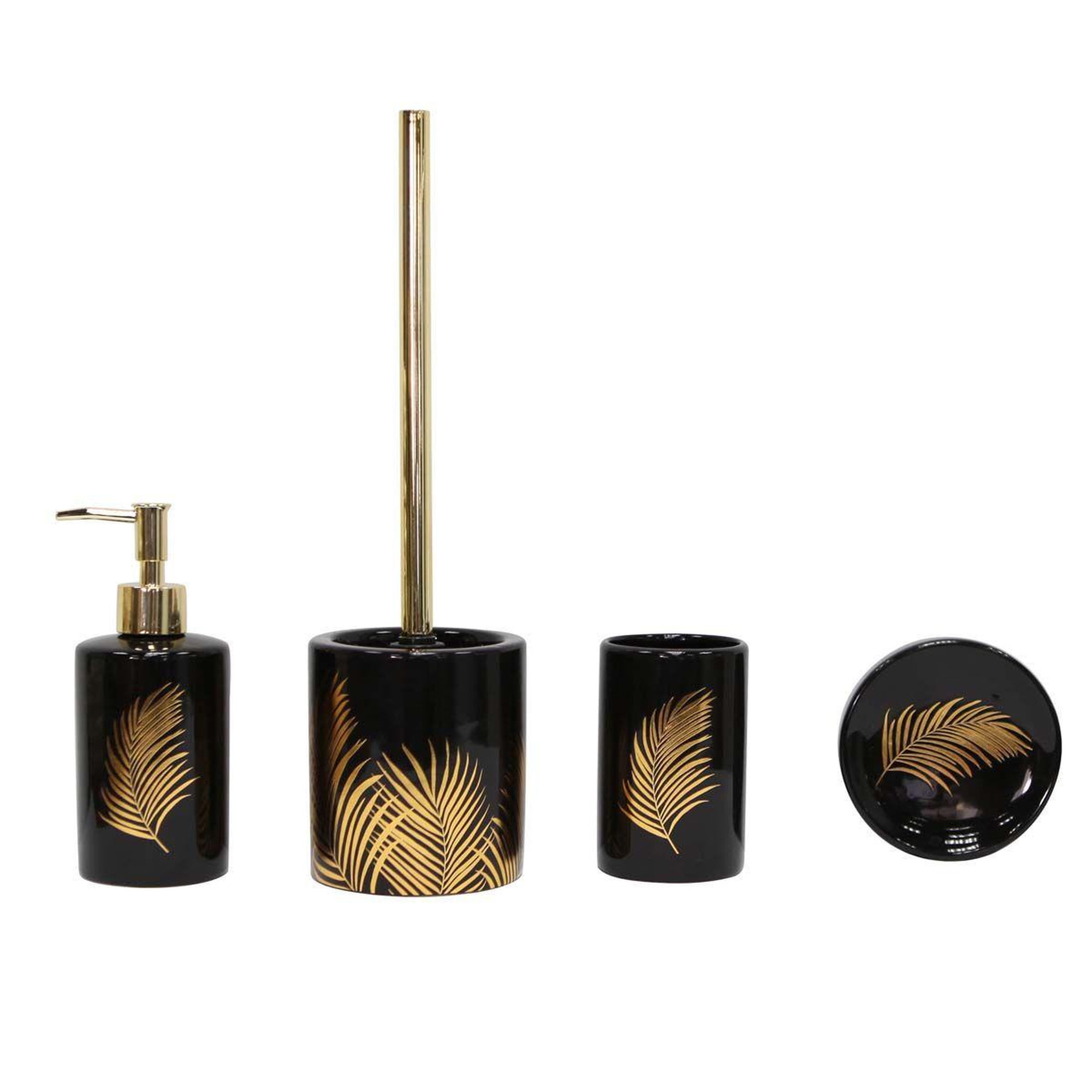 Voir la diapositive 2 : Douceur d'Intérieur Porte savon imprimé  orbella  11cm noir