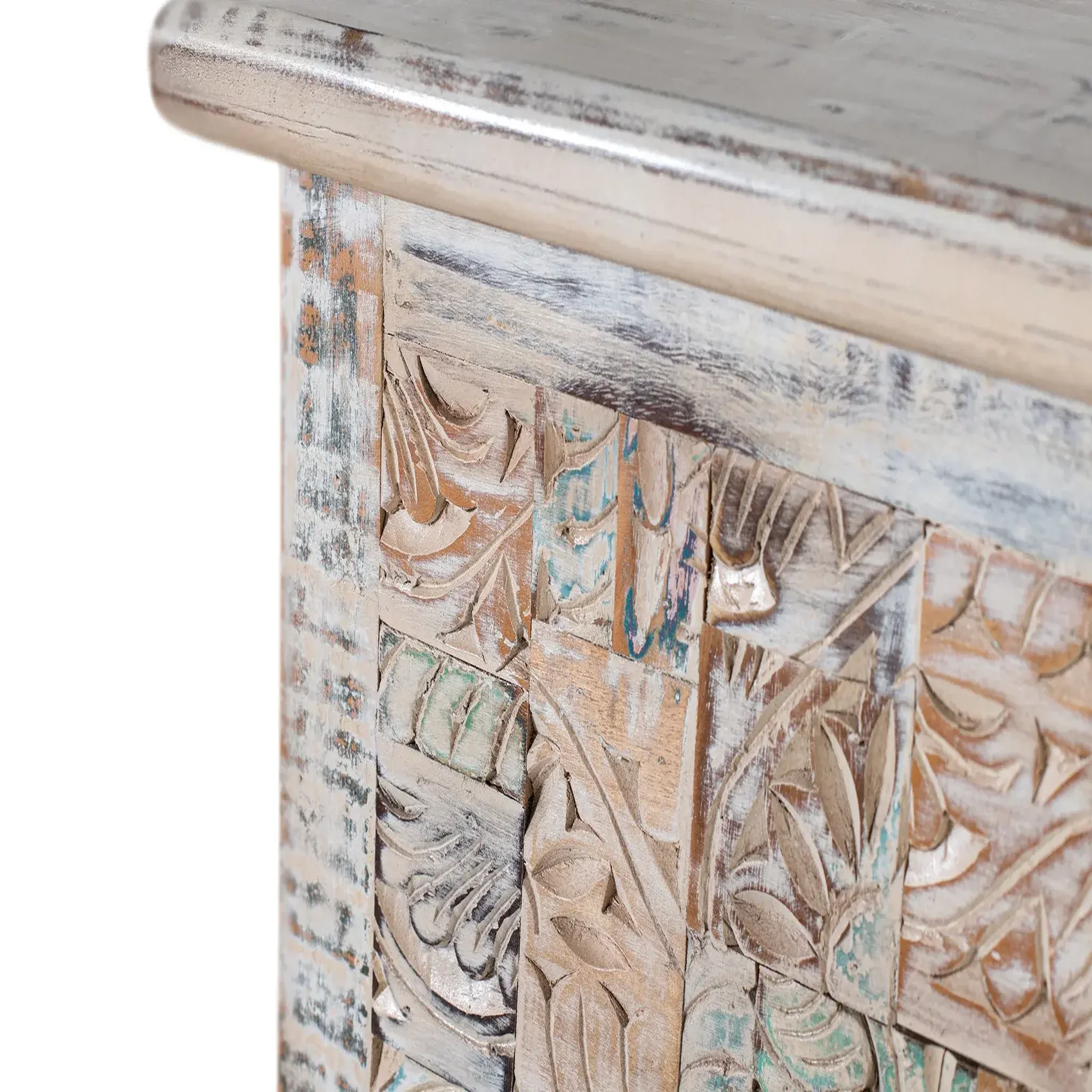 Voir la diapositive 3 : GINER Y COLOMER SL Coffre en bois de manguier 105 cm style rustique méditerranéen