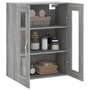 Voir la diapositive 5 : VIDAXL Armoire murale sonoma gris 69,5x34x90 cm