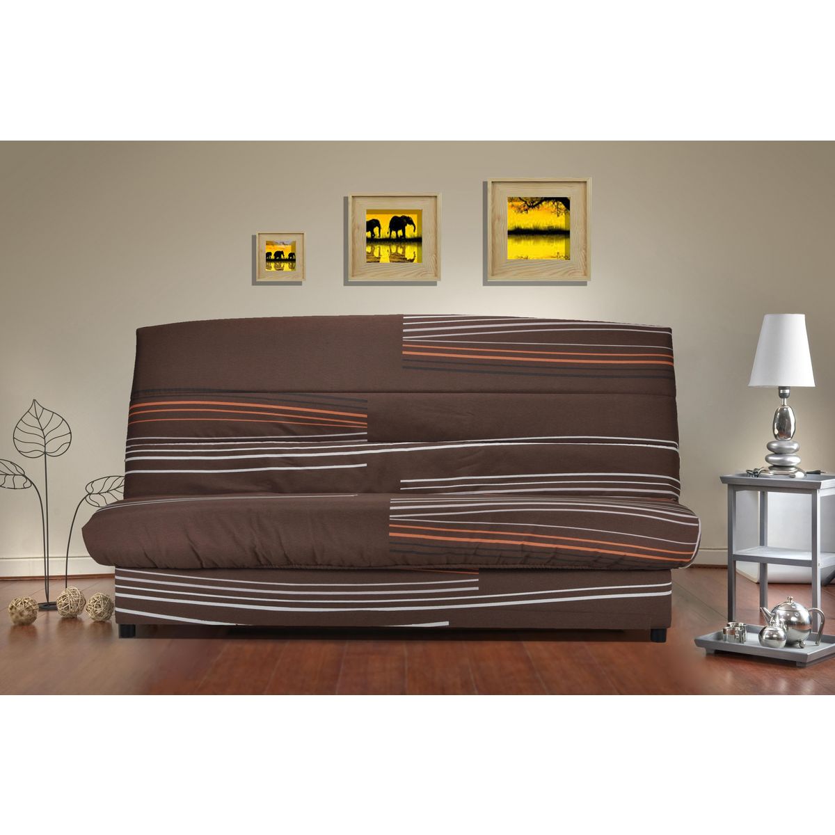 Banquette CLIC CLAC LUDO matelas 9 cm mousse 20 kg/m3