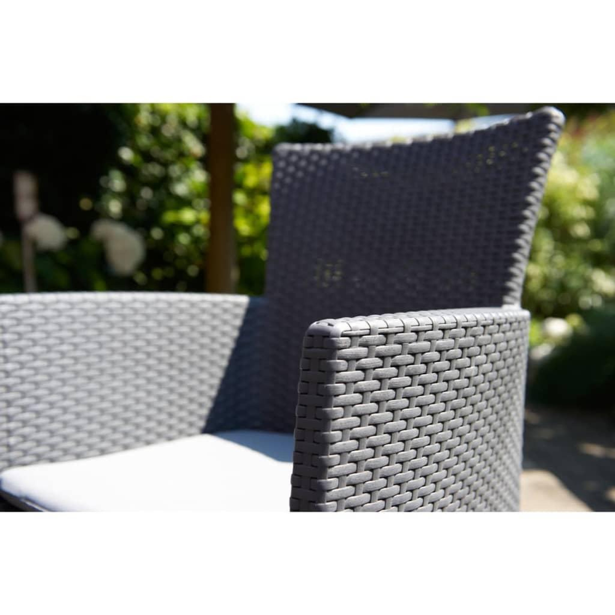 Voir la diapositive 3 : Keter Keter Chaise de salle a manger de jardin Iowa graphite 215526
