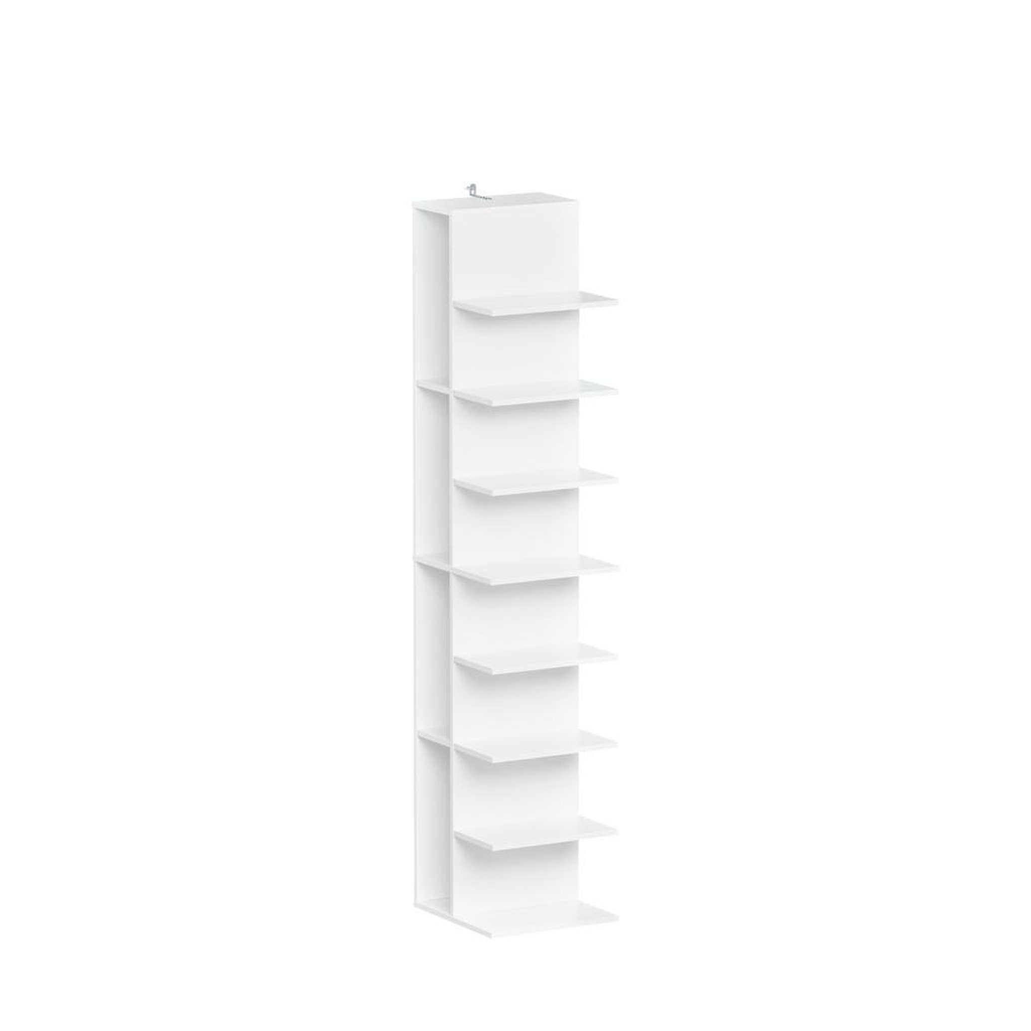 SOBUY Étagère colonne salvaspazio blanche 10 niveaux 30x32.5x146.8 cm str14-h-w