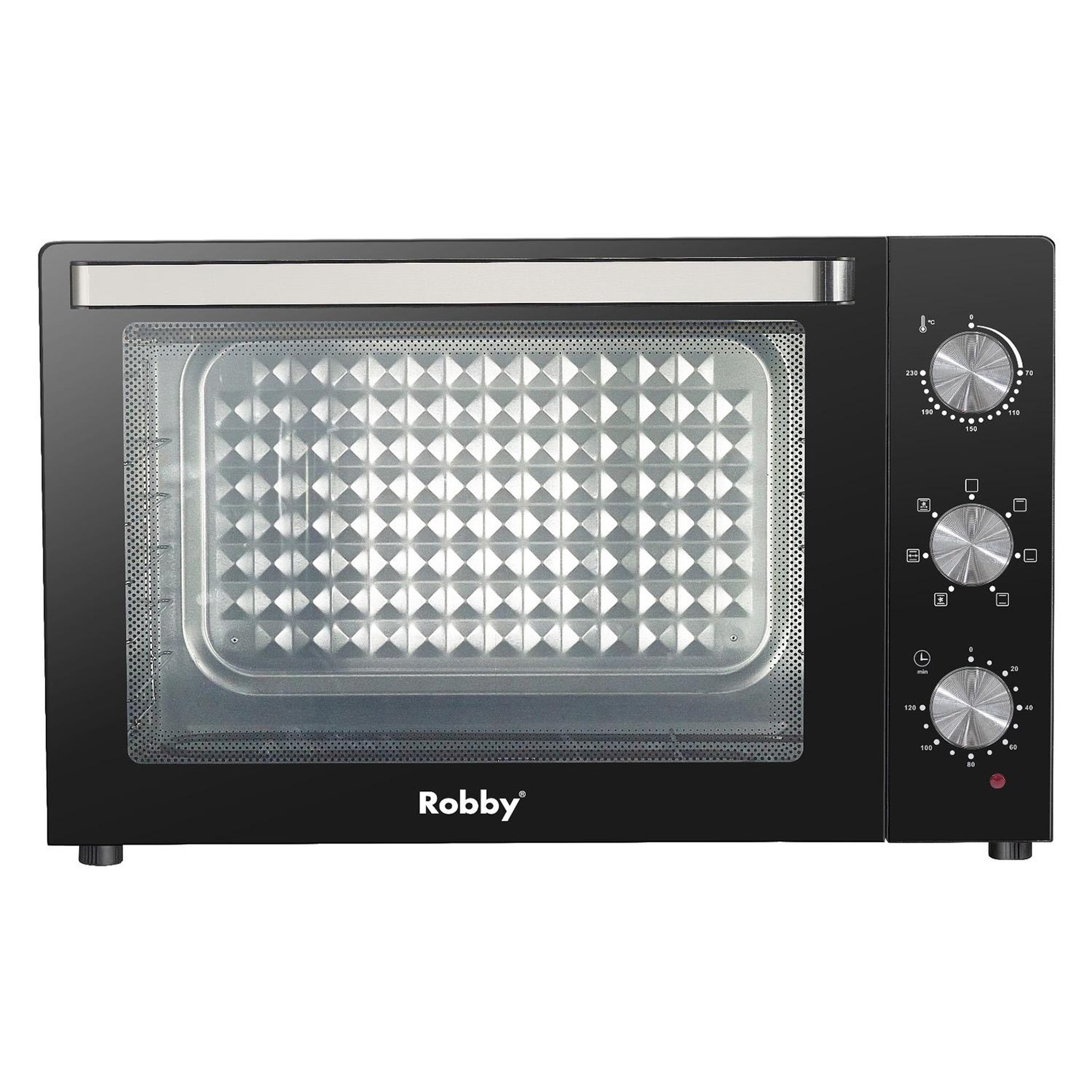 Voir la diapositive 1 : Robby Four chaleur tournante 80l 2400w - ROMFT80B