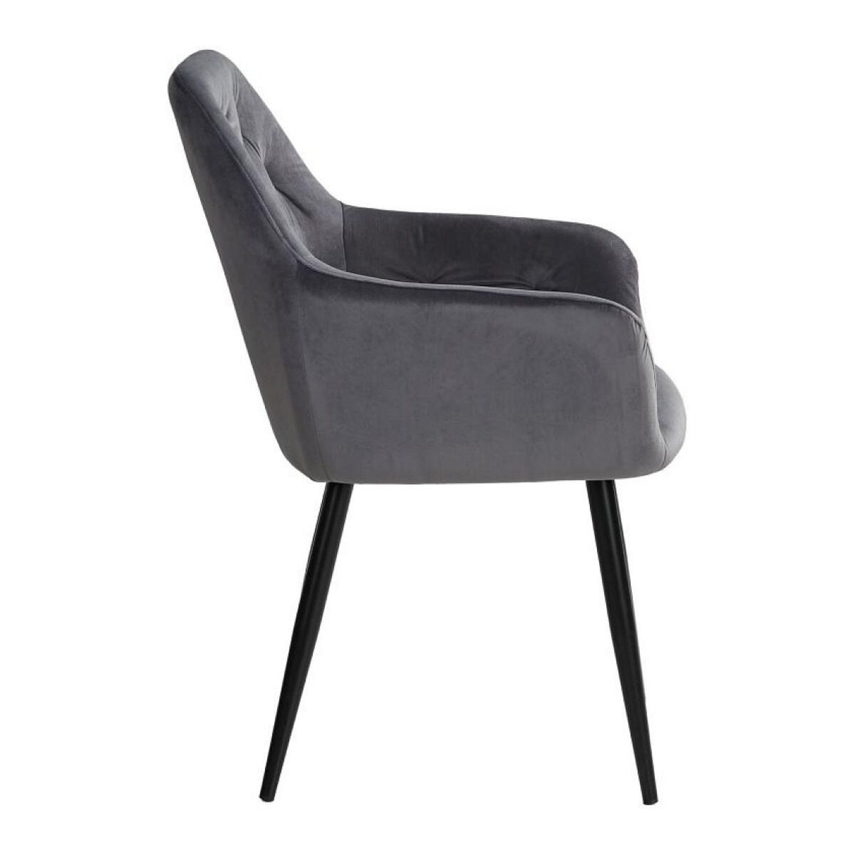 HomeStyle4U Chaise de salle à manger lot 6 chaises gris