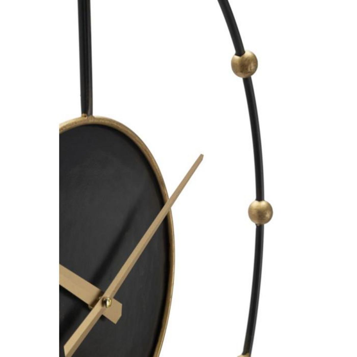 Paris Prix Horloge Murale en Métal  Pearl  61cm Noir