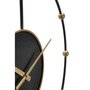 Voir la diapositive 4 : Paris Prix Horloge Murale en Métal  Pearl  61cm Noir