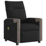 Voir la diapositive 4 : VIDAXL Fauteuil de massage inclinable electrique Noir Tissu