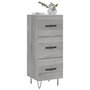 Voir la diapositive 3 : VIDAXL Buffet Sonoma gris 34,5x34x90 cm Bois d'ingenierie