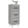 Voir la diapositive 3 : VIDAXL Buffet Sonoma gris 34,5x34x90 cm Bois d'ingenierie