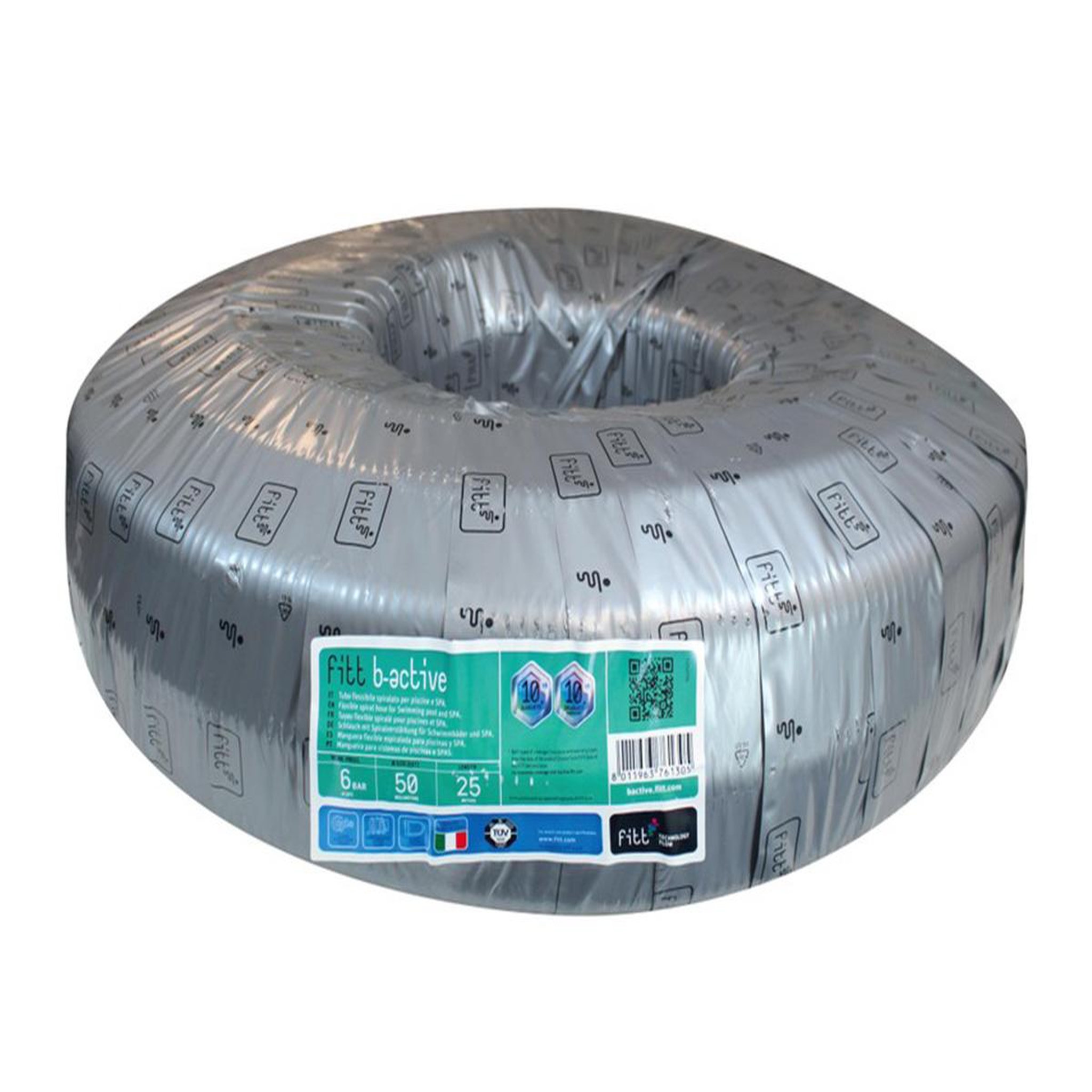 Voir la diapositive 3 : JARDIDECO Tuyau souple pvc fitt b-active flex 50 m x ø 50 mm - fitt