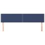 Voir la diapositive 3 : VIDAXL Tetes de lit 2 pcs Bleu 80x5x78/88 cm Tissu