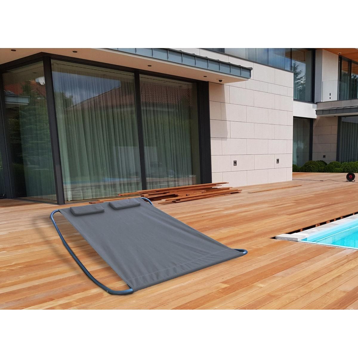 Keter Lit bain de soleil monaco - gris anthracite - 35-701106