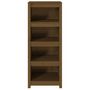 Voir la diapositive 5 : VIDAXL Bibliotheque Marron miel 50x35x125,5 cm Bois de pin massif
