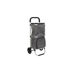 Paris Prix Chariot de Marché 2 Compartiments  Fraîcheur  99cm Gris