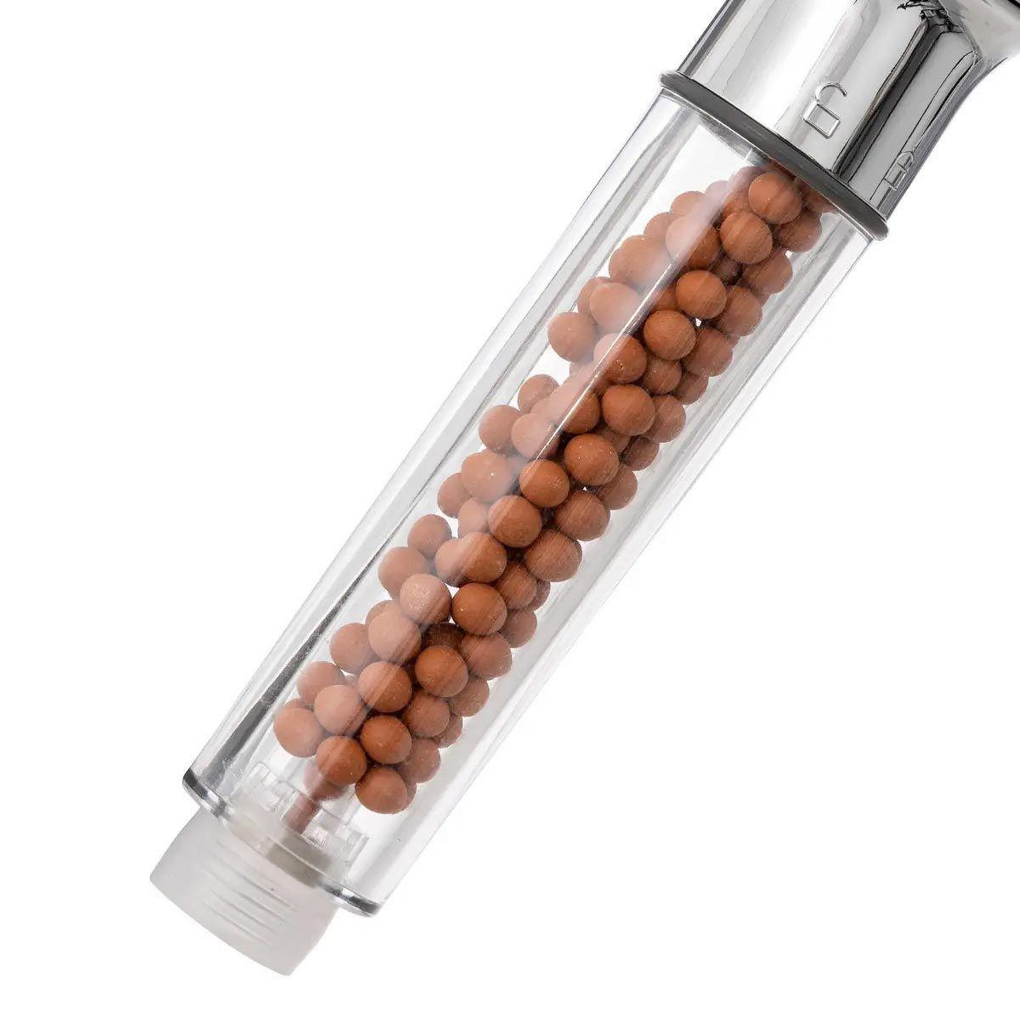 Voir la diapositive 3 : FIVE Douchette 5 fonctions  billes  11cm transparent