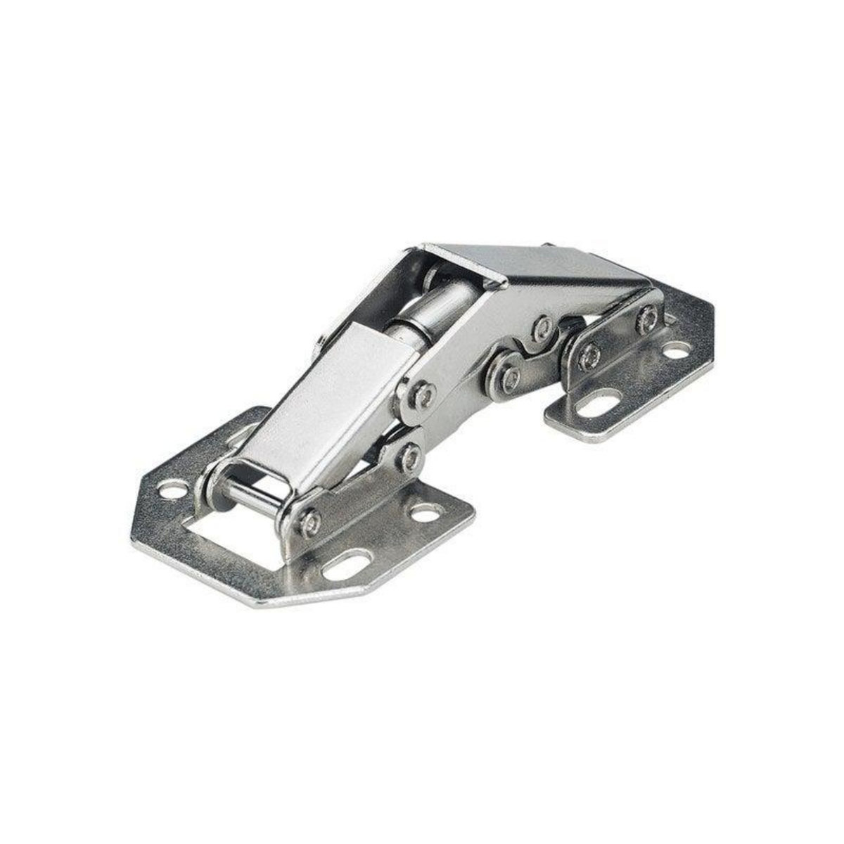 CENTRALE BRICO Lot de 6 charnières universelles acier pour meuble, L.77 x l.33 mm