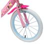 Voir la diapositive 4 : Disney Princesse Vélo enfant - Modèle 16'' Princesse de Disney pour enfant de 105/120 cm avec stabilisateurs - Panier avant - Porte poupée arrière - 2 freins