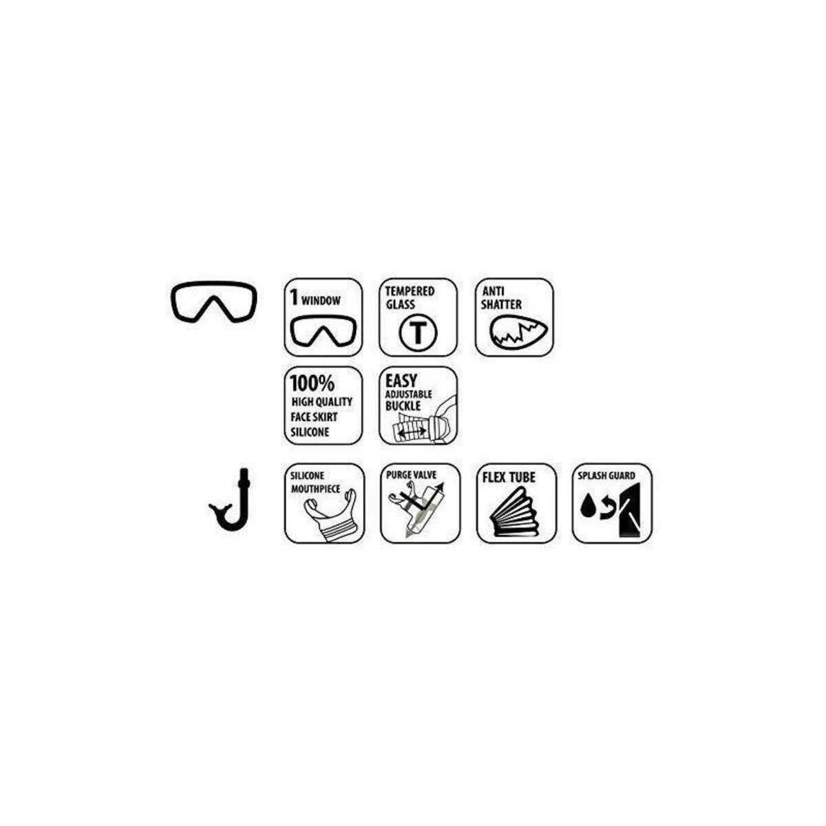 SCHILDKROT Set de plongée - SCHILDKRÖT - BARBADOS - Junior