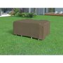 Voir la diapositive 2 : Nortene Housse de protection pour table rectangulaire + 4 chaises COVERTOP - Taupe - 225 x 145 x 90 cm