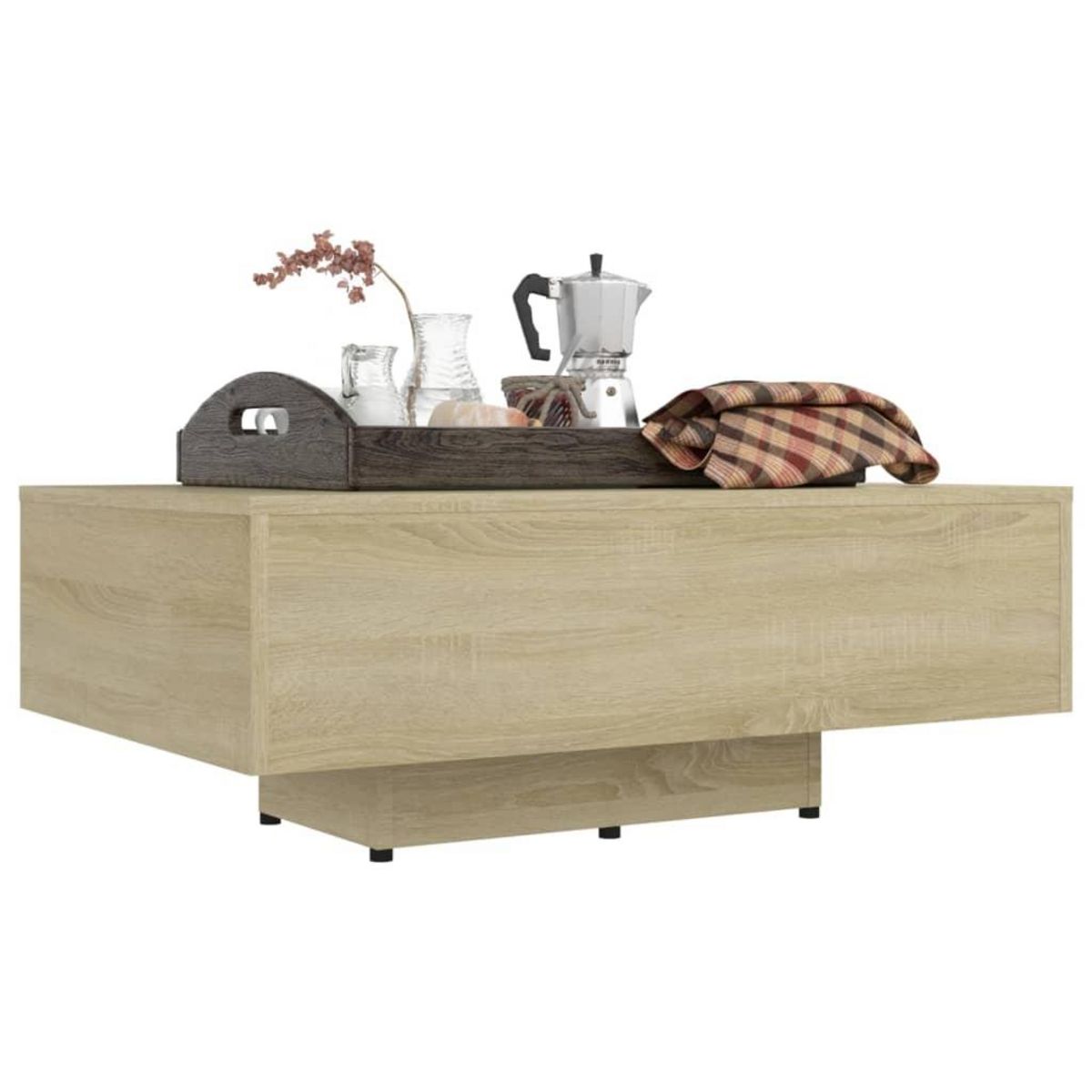 VIDAXL Table basse Chene sonoma 85x55x31 cm Bois d'ingenierie