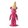 Voir la diapositive 1 : Paris Prix Statuette Déco Ours  Cornet Glace  39cm Fuchsia