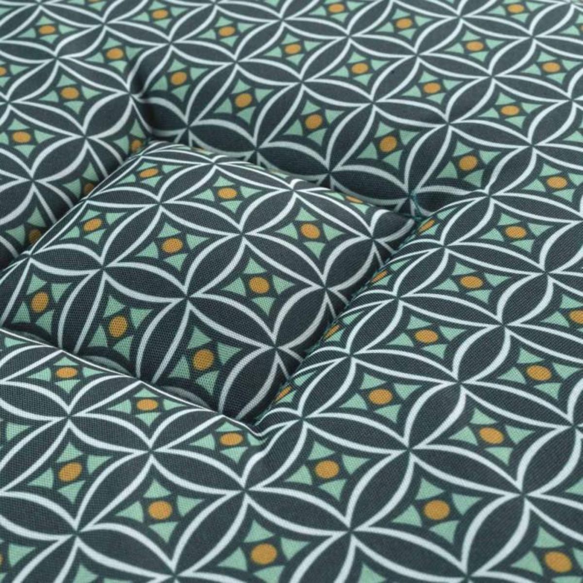 Paris Prix Galette de Chaise Imprimée  Havana  36x36cm Kaki