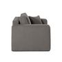 Voir la diapositive 2 : BEST MOBILIER Topaze - fauteuil - en velours texturé