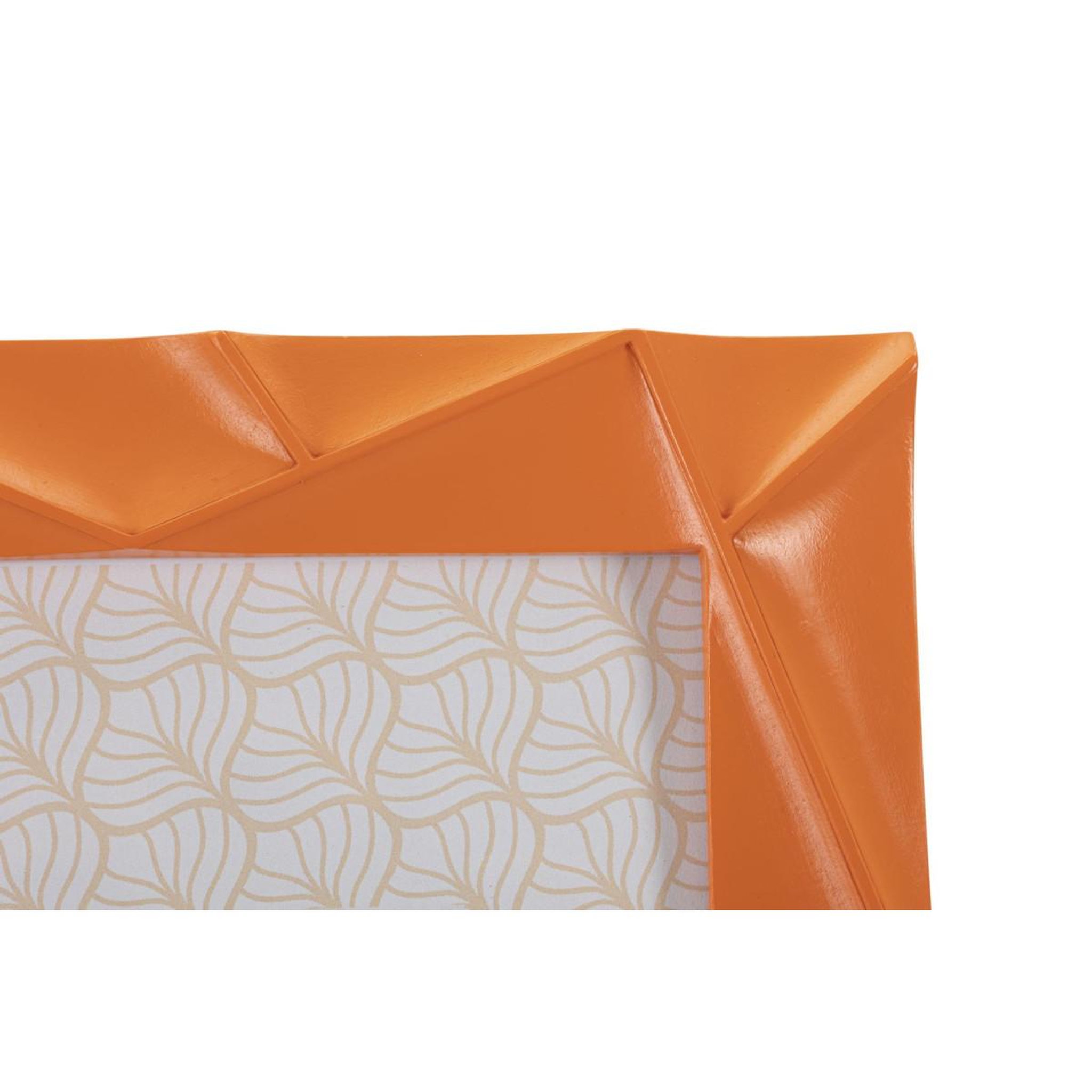Voir la diapositive 3 : Paris Prix Cadre photo déco en résine  orangy  15x20cm orange