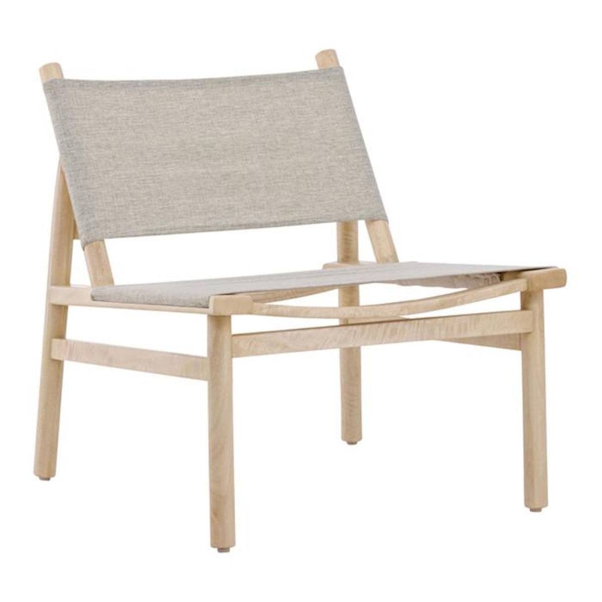Paris Prix Fauteuil Bas en Bois  Millo  70cm Naturel