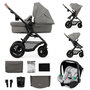 Voir la diapositive 1 : KINDERKRAFT Poussette trio moov 2 pratique et confortable