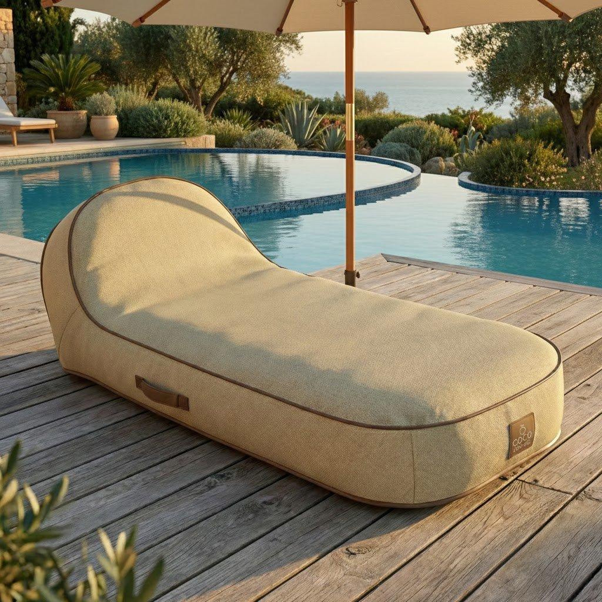 Voir la diapositive 4 : COCO LOUNGE Coco Lounge Transat gonflable PALMA - Plusieurs coloris disponibles