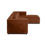 Voir la diapositive 3 : LISA DESIGN Stella - canapé d'angle droit - 4 places - en fausse fourrure