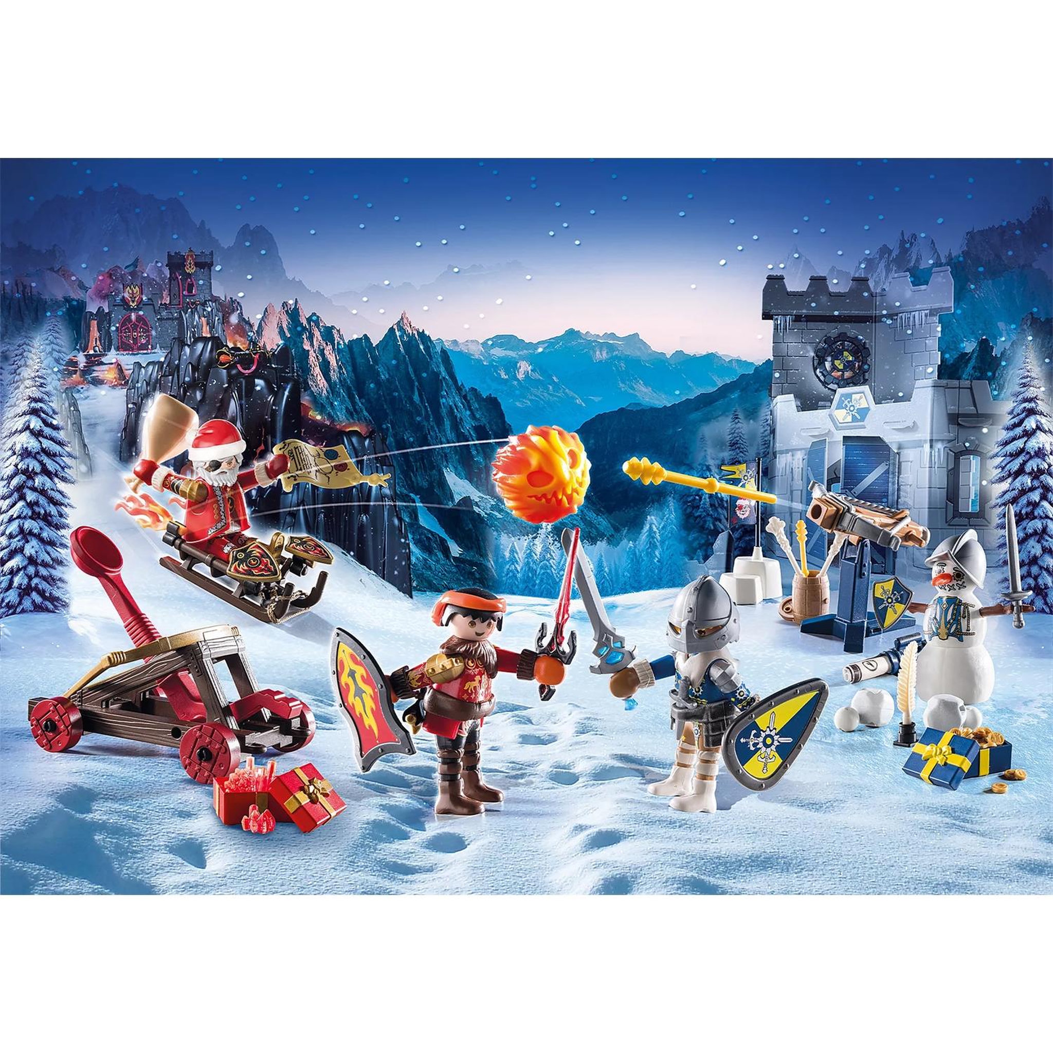 Voir la diapositive 2 : PLAYMOBIL Novelmore Calendrier de l'Avent - Noël des chevaliers