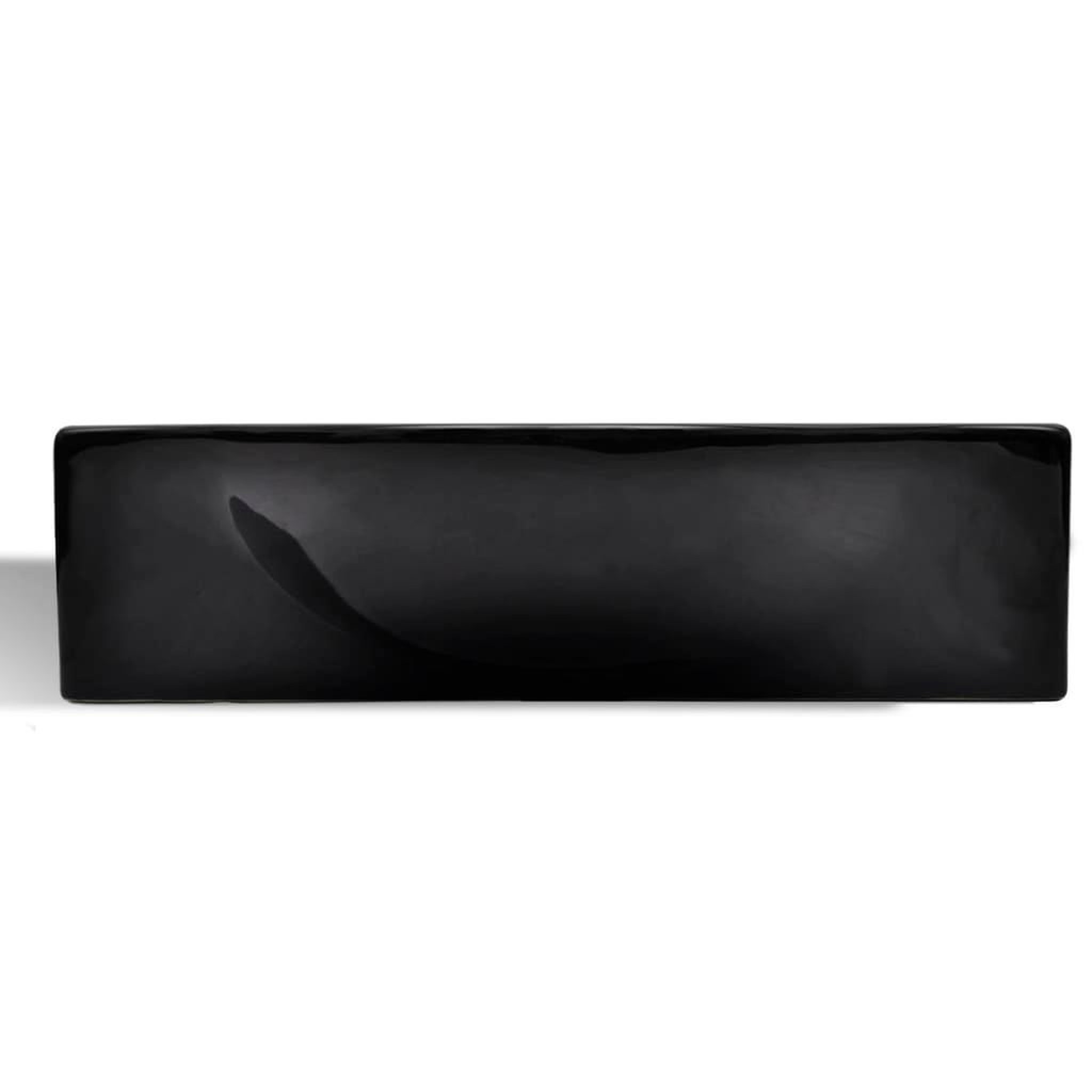 Voir la diapositive 3 : VIDAXL Vasque a trou pour robinet ceramique Noir pour salle de bain