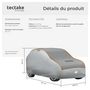 Voir la diapositive 6 : tectake Bâche de voiture imperméable et respirante avec couche en mousse de 4 mm gris SUV / VAN GRAND (571 x 203 x 120 cm)