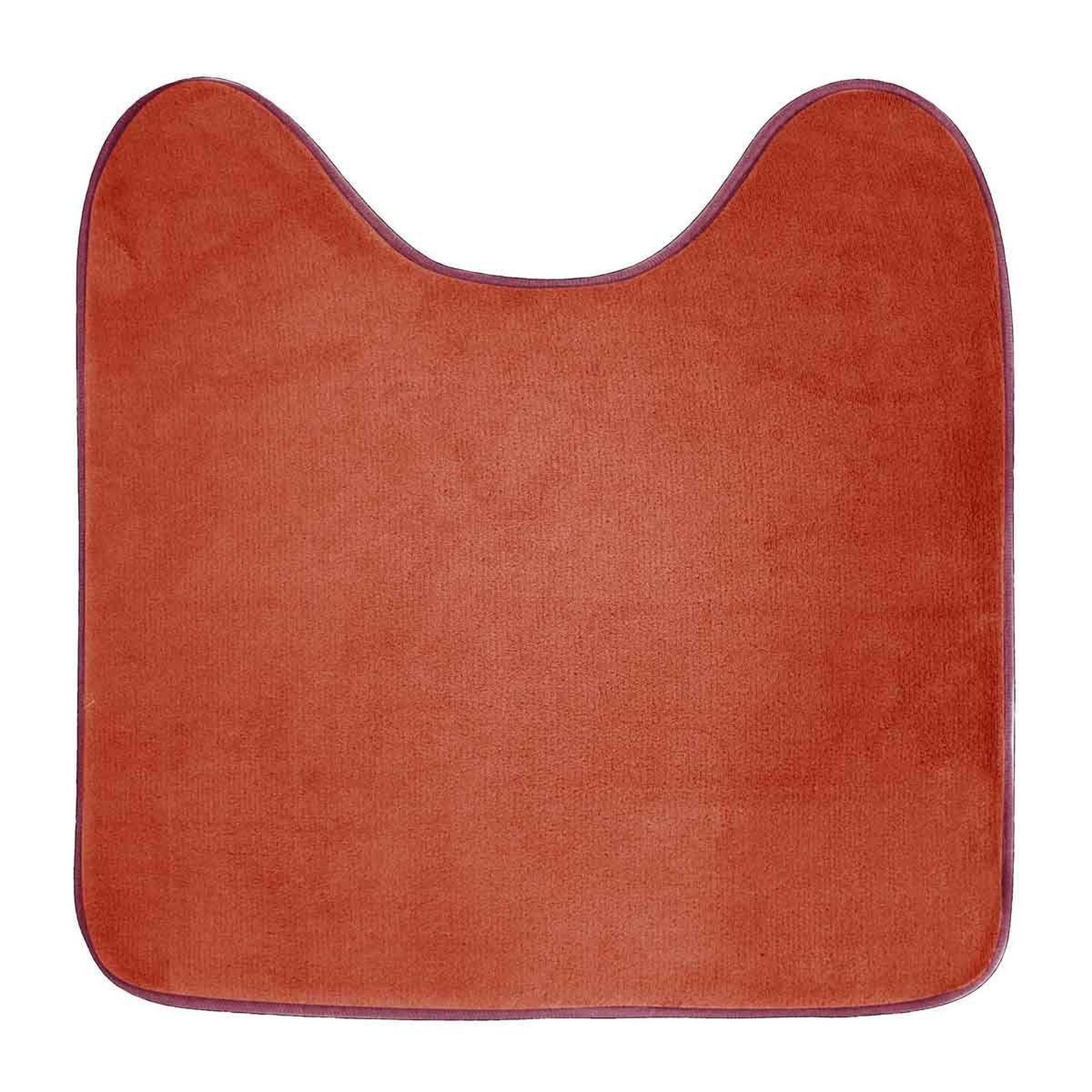 Voir la diapositive 1 : Douceur d'Intérieur Tapis contour wc  vitamine  45x45cm terracotta