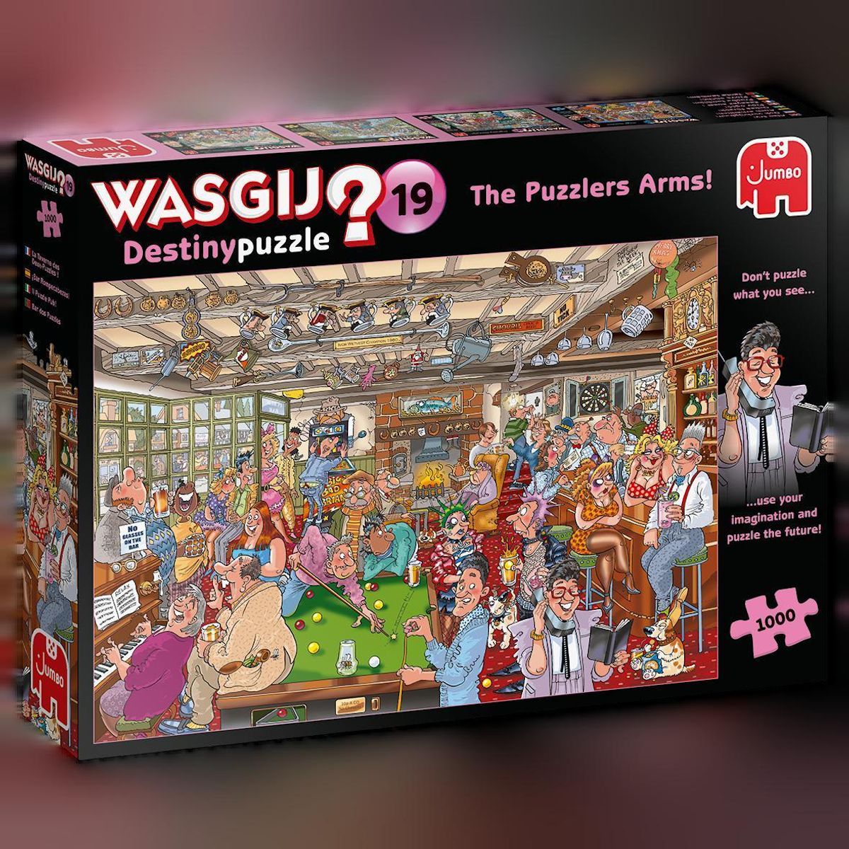 DISET Puzzle Diset Wasgij Destiny 1000 pièces coloré