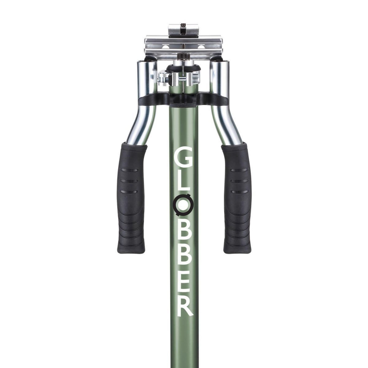 Globber Trottinette Flow Element Lights Chrome Finish olive