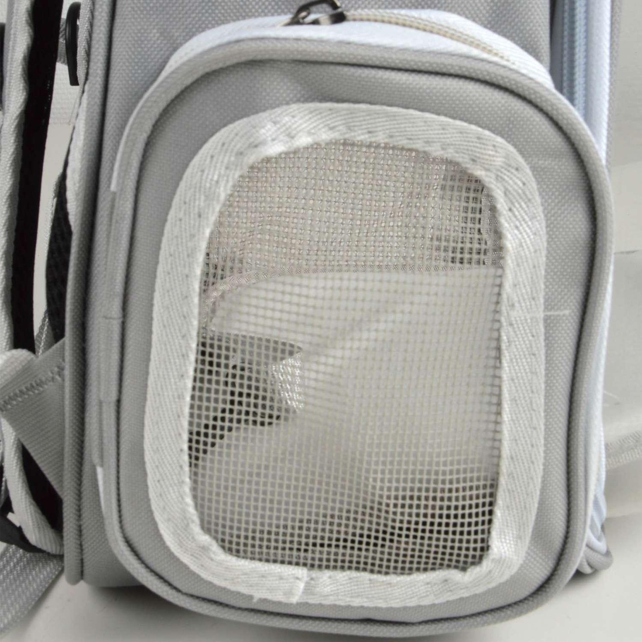 Voir la diapositive 5 : LOVE STORY Sac à dos de transport avec bulle pour chat et chien - gris