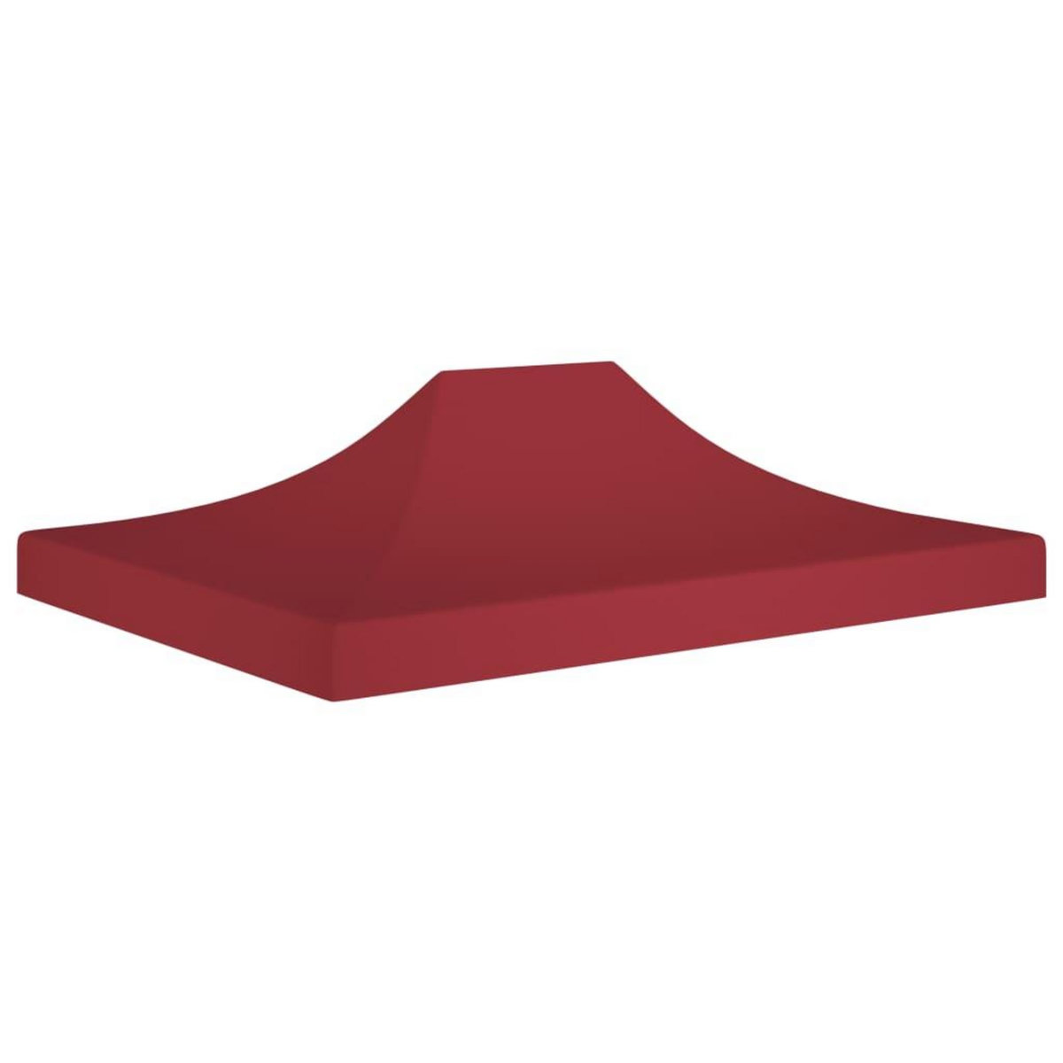 VIDAXL Toit de tente de reception 4,5x3 m Bordeaux 270 g/m^2